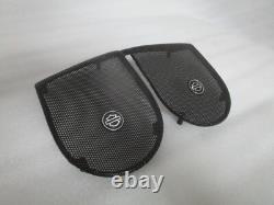 06-13 Harley Davidson Touring Boom Audio Saddlebag Speaker Lid Grilles
