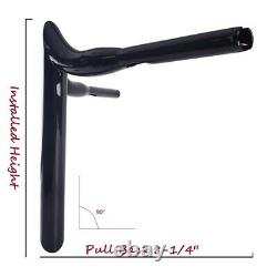 1-1/2 Black 16 Ape Hangers Handlebar for Harley Touring Softail Dyna Sportster