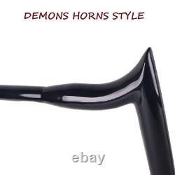 1-1/2 Black 16 Ape Hangers Handlebar for Harley Touring Softail Dyna Sportster