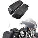 1 Pair Abs Plastic Saddlebag Speaker Cutout Lid With Grills For Touring 2014-2019