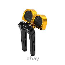 10.0 Gold Black Handlebar Risers Fits for Harley 15-23 Touring Road Glide ST