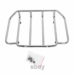 10.7 Chopped Moto Trunk Luggage Rack For Harley Road Street Glide 2014-2025