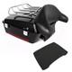 10.7 Chopped Pack Luggage Trunk With Rack For Harley Davidson Touring 1997-2013