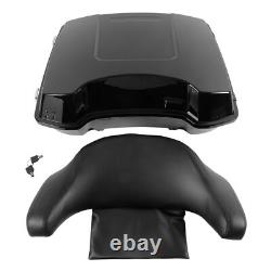 10.7 Chopped Pack Luggage Trunk with Rack For Harley Davidson Touring 1997-2013