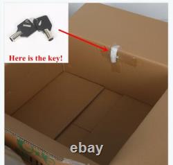 10.7 Chopped Pack Luggage Trunk with Rack For Harley Davidson Touring 1997-2013