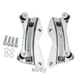 10.7 Chopped Pack Trunk Mount Docking Fit For Harley Electra Road Glide 14-22