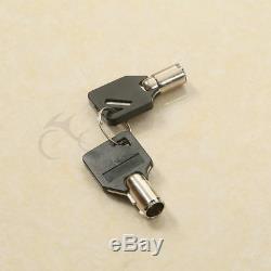 10.7 Chopped Tour Pak Pack Trunk & Latches Key Fit For Harley Road King 14-19