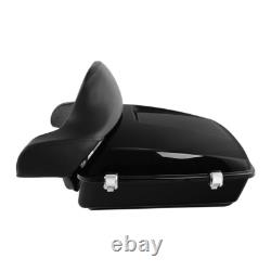 10.7 Chopped Trunk Backrest Solo Rack Fit For Harley Tour Pak Touring 14-24 19
