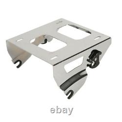 10.7 Chopped Trunk Backrest Solo Rack Fit For Harley Tour Pak Touring 14-24 19