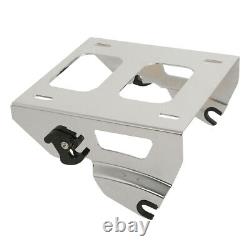 10.7 Chopped Trunk Backrest Solo Rack Fit For Harley Tour Pak Touring 14-24 19
