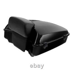 10.7 Chopped Trunk Latch Pad 2 Up Mount Fit For Harley Tour Pak Touring 14-23