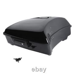 10.7 Chopped Trunk Latch Pad 2 Up Mount Fit For Harley Tour Pak Touring 14-23