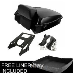 10.7'' Chopped Trunk Pad Mount Docking Kit Fit For Harley Tour Pak Touring 14-25