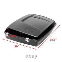 10.7'' Chopped Trunk Pad Mount Docking Kit Fit For Harley Tour Pak Touring 14-up