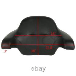 10.7'' Chopped Trunk Pad Mount Docking Kit Fit For Harley Tour Pak Touring 14-up