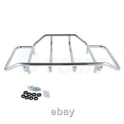 10.7'' Chopped Trunk Pad Mount Docking Kit Fit For Harley Tour Pak Touring 14-up