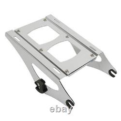 10.7'' Chopped Trunk Pad Mount Docking Kit Fit For Harley Tour Pak Touring 14-up