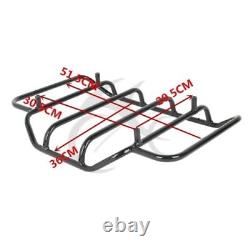 10.7 Chopped Trunk Pad Solo Mount Fit For Harley Tour Pak Road Glide King 14-23