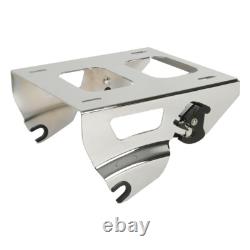 10.7 Chopped Trunk Pad Solo Mount Fit For Harley Tour Pak Road Glide King 14-23