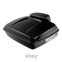10.7 Chopped Trunk Plate Pad Rack Docking Fit For Harley Touring 2014-2025