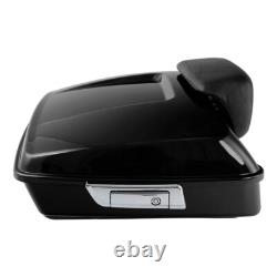 10.7 Chopped Trunk Plate Pad Rack Docking Fit For Harley Touring 2014-2025