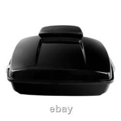 10.7 Chopped Trunk Plate Pad Rack Docking Fit For Harley Touring 2014-2025