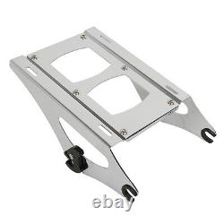 10.7 Chopped Trunk Rack Docking Plate Fit For Harley Tour Pak Touring 14-22 20