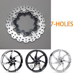 11.8 Front Brake Rotor for Harley 2009-2019 Touring Agitator Wheel 7 Holes