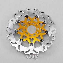 11.8 Gold Floating Front Brake Rotor for Harley 08-2022 Touring FLHR FLHX FLHTK