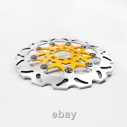 11.8 Gold Floating Front Brake Rotor for Harley 08-2022 Touring FLHR FLHX FLHTK