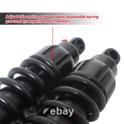13.5 Shocks Absorbers Suspension Universal Fit For Harley Touring Electra Glide