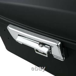 13.7'' Matte Black King Trunk Fit For Harley Tour Pak Touring Street Glide 14-22