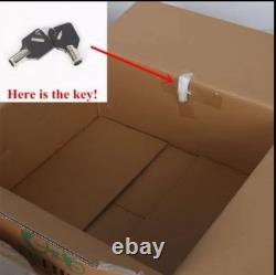 14-26 Harley Touring Glide Razor Trunk with Slim Backrest Mount Rack Withkey