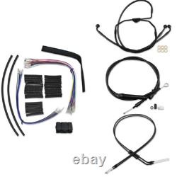 14 Ape Extended Touring Brake Clutch Cable Kit for Harley 2000-2006 No Cruise