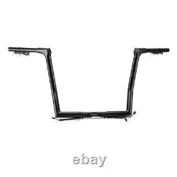 16 Prewired Handlebar 1 1/4 Ape Hanger For Harley Touring Street Electra Glide