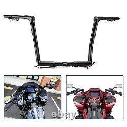 16 Prewired Handlebar 1 1/4 Ape Hanger For Harley Touring Street Electra Glide