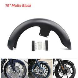 19 Matte Black Front Fender For Harley Touring Electra Street Glide Road King