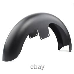 19 Matte Black Front Fender For Harley Touring Electra Street Glide Road King