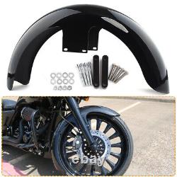 19 Wheel Wrap Vivid Black Front Fender For Harley Touring CVO Road Street Glide