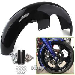 19 Wheel Wrap Vivid Black Front Fender For Harley Touring CVO Road Street Glide