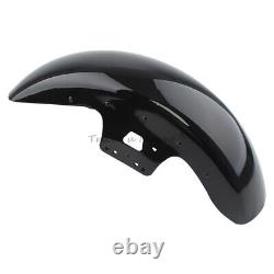 19 Wheel Wrap Vivid Black Front Fender For Harley Touring Road Glide 2014-2024