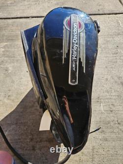 1980 Harley Davidson Tour Glide Flt Black Fuel Tank Gas Canister Petrol