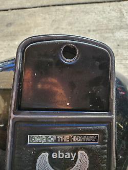1980 Harley Davidson Tour Glide Flt Black Fuel Tank Gas Canister Petrol