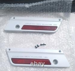 1993-2013 Harley Davidson Touring Edge Cut Saddlebag Latch Cover Set 90200421