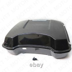 1997-2008 Black Unpainted For Harley Touring Tour Pak Pack Trunk with Lock Motor