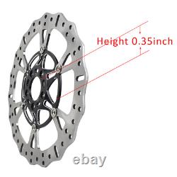 2 PCS 14 Floating Front Brake Rotor with Caliper Adapter for Harley 08-22 Touring