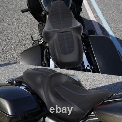2-Up Driver Passenger Seat Fit For Harley Touring Street Road Glide 2009-2023 22