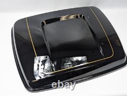 2014-2023 Harley-Davidson Tour Pak Lid Vivid Black with Gold Pinstripe FLHTK FLT
