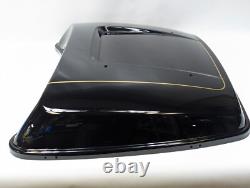 2014-2023 Harley-Davidson Tour Pak Lid Vivid Black with Gold Pinstripe FLHTK FLT