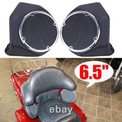 2014-2023 King Pack Rear 6.5 Speaker Pods Box Trunk For Harley Tour Pak Touring